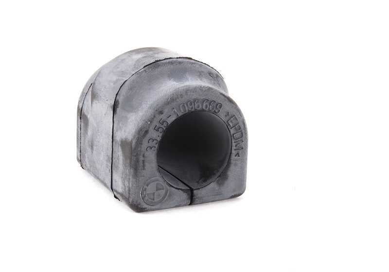 Silentblock estabilizadora trasera Ø20mm OEM 33551096669 para BMW E46 320Cd, 320Ci (todos los modelos indicados). Original BMW.