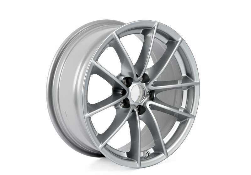 Llanta de aluminio con radios en V 17" OEM 36116868217 para BMW 5' G30, 5' G31, 6' G32, 7' G11... y más. Original BMW.