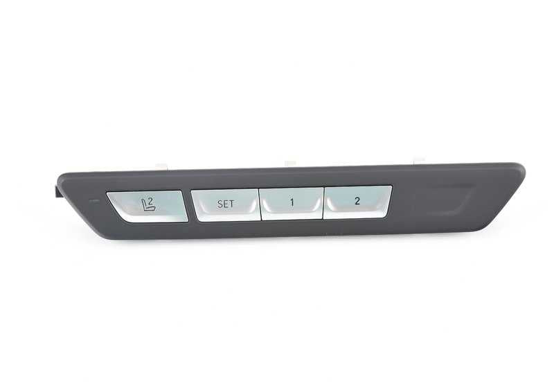 Mando control funciones asiento izquierdo OEM 61316826716 para BMW G11, G12. Original BMW.