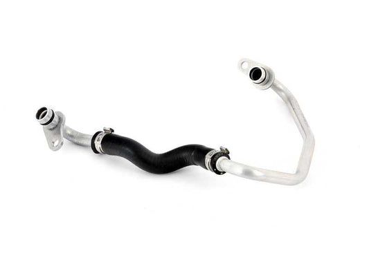 Tubo de ventilación del cárter al turbo OEM 11537643177 para BMW F20, F21, F22, F23, F30, F31, F34, F32, F33, F36, G30, G31, G32, G11, G12, G01, G02. Original BMW.