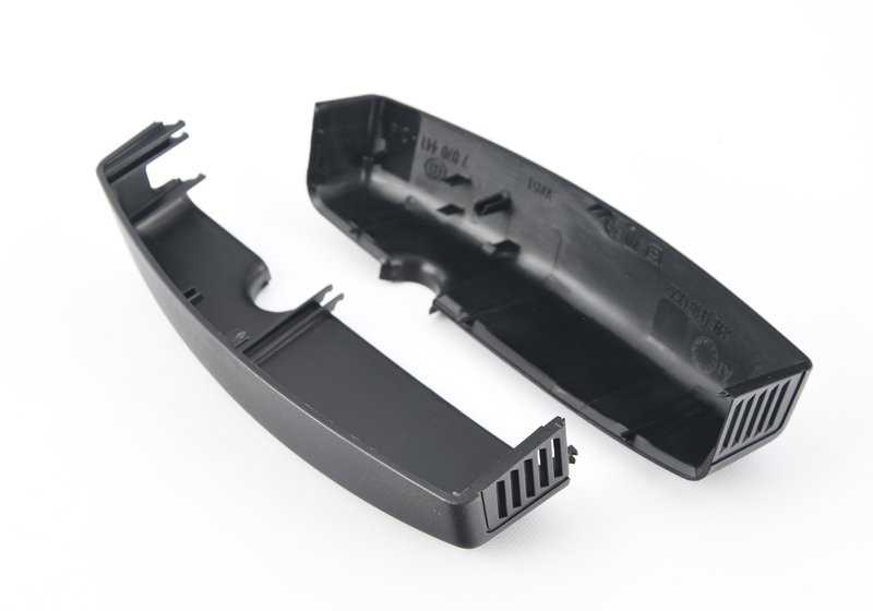Cubiertas para base del retrovisor OEM 51167117761 para BMW E81, E82, E87, E88, E90, E91, E92, E93, E60, E61, E63, E64, E65, E66, E84, E89. Original BMW.