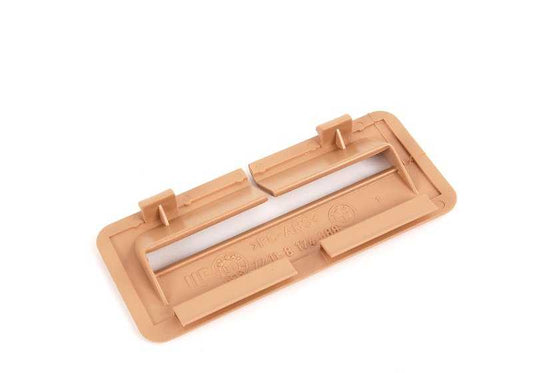 Rivestimento uscita cinghia beige sabbia OEM 51468208259 per BMW Serie 5 E39, Serie 7 E38. BMW originale.