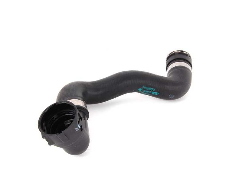 Manguera de refrigerante OEM 17123413819 para BMW X3 {E83} 2.5i y 3.0i (todos los modelos con motor M54, automático o manual, 4x4, 2003-2006). Original BMW.