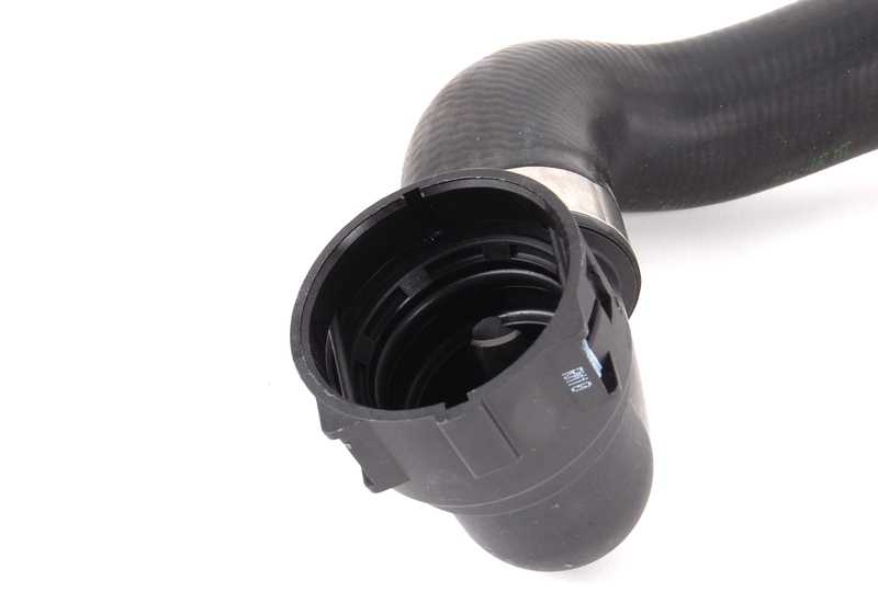 Manguera de refrigerante OEM 17123413819 para BMW X3 {E83} 2.5i y 3.0i (todos los modelos con motor M54, automático o manual, 4x4, 2003-2006). Original BMW.