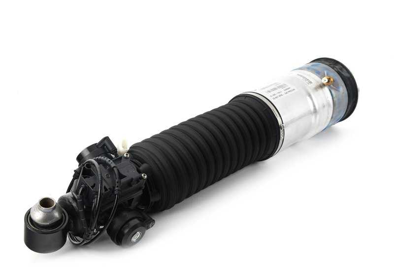 Amortiguador neumático trasero izquierdo OEM 37126858813 para BMW F01, F02. Original BMW.