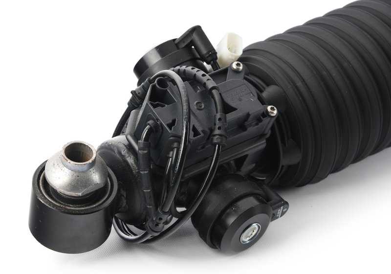 Amortiguador neumático trasero izquierdo OEM 37126858813 para BMW F01, F02. Original BMW.