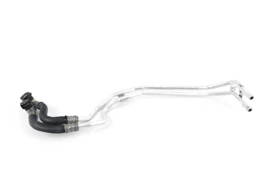 Tubo enfriador de aceite de la transmisión OEM 17227856727 para BMW F87, F87N. Original BMW.