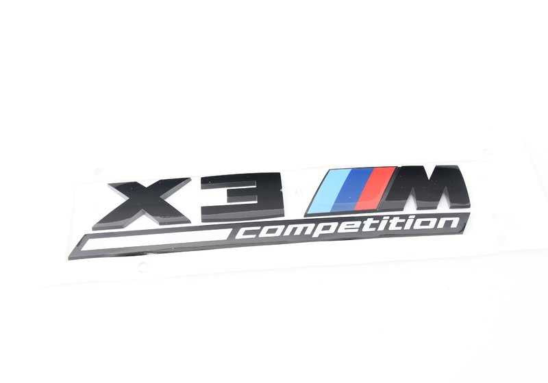 Emblema trasero "X3M" OEM 51148077609 para BMW F97 (X3 M). Original BMW