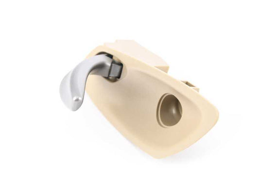 Manecilla interior puerta derecha beige OEM 51417158498 para BMW Z4 E85, E86. Original BMW.