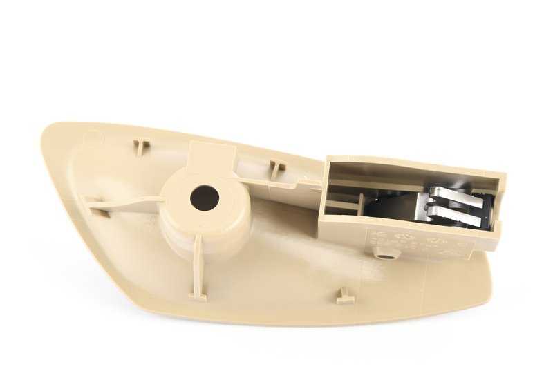 Manico interno destro OEM 51417141064 per BMW Z4 E85 ed E86. BMW originale di colore beige.