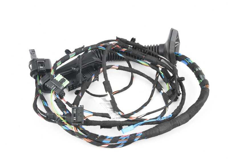 Cableado puerta delantera derecha OEM 61129186574 para BMW E90, E91. Recambio original BMW.