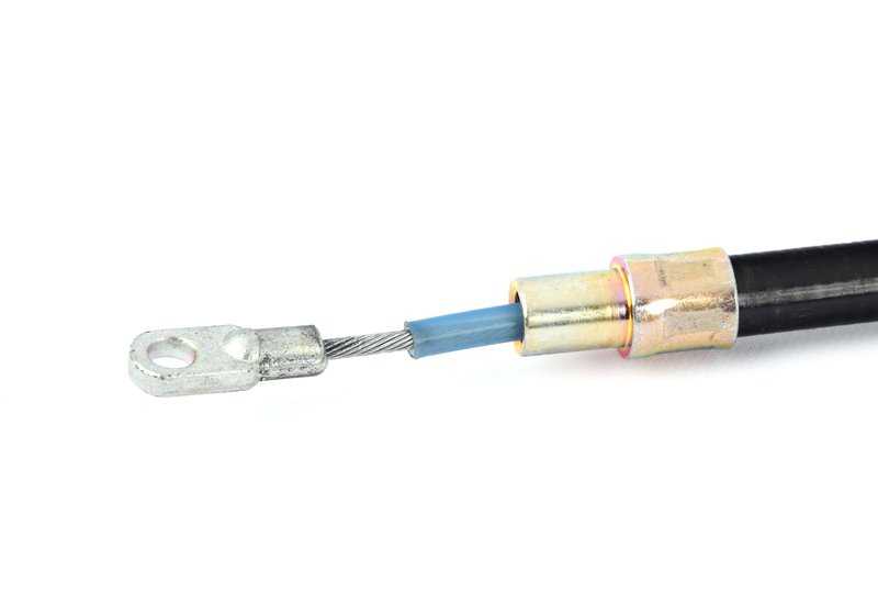 Cable del freno de mano OEM 34411154240 para BMW E23. Original BMW.