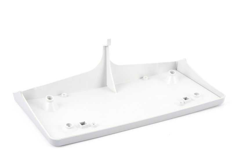 Soporte base para matrícula OEM 51113415203 para BMW E83. Original BMW.