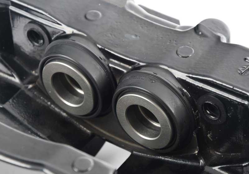 Pinza de freno delantera izquierda OEM 34112283161 para BMW E60 M5, E61 M5, E63 M6 y E64 M6. Original BMW.