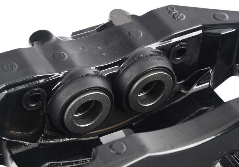 Pinza de freno delantera derecha OEM 34112283162 para BMW E60, E61, E63, E64. Original BMW.