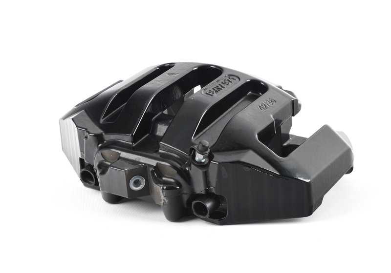 Pinza de freno delantera izquierda OEM 34112283161 para BMW E60 M5, E61 M5, E63 M6 y E64 M6. Original BMW.