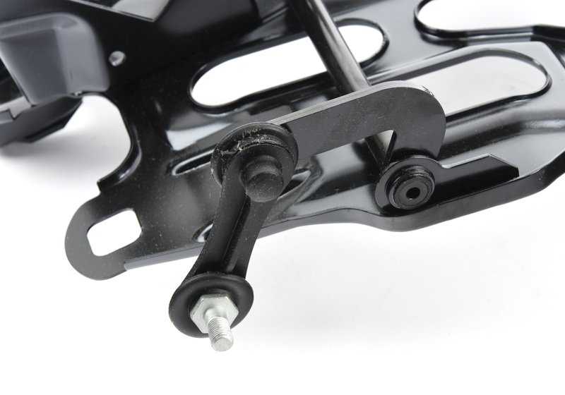 Support de réglage FARO gauche OEM 63121970565 pour les modèles BMW 8 E31 (840CI, 840i) avec moteur M60 et M62. Compatible avec la transmission manuelle et automatique. BMW d'origine.