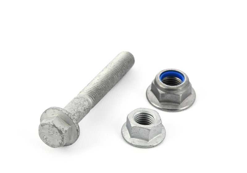 Kit de reparación brazo de suspensión derecho OEM 31122457392 para BMW X3 F25, X4 F26. Original BMW.