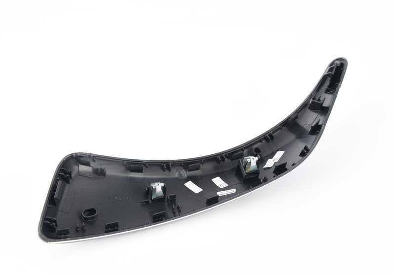 Embellecedor tirador puerta aluminio cepillado izq. OEM 51417240417 para BMW F20, F20N, F21, F21N, F22, F22N, F23, F23N. Pieza original BMW.