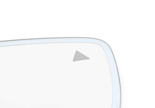 Vidro espelho convexo direito OEM 51167407168 para BMW Série 7 G11, G12. BMW genuíno.