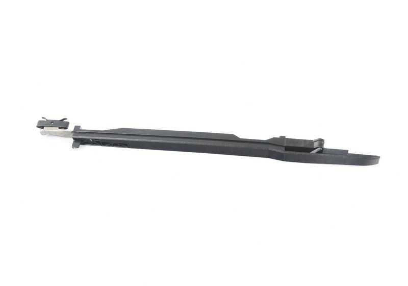 Guía izquierda techo solar OEM 54121933091 para BMW E28, E23. Pieza original BMW.