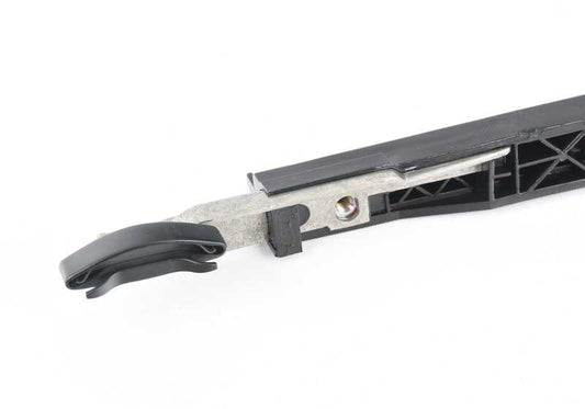 Guía izquierda techo solar OEM 54121933091 para BMW E28, E23. Pieza original BMW.