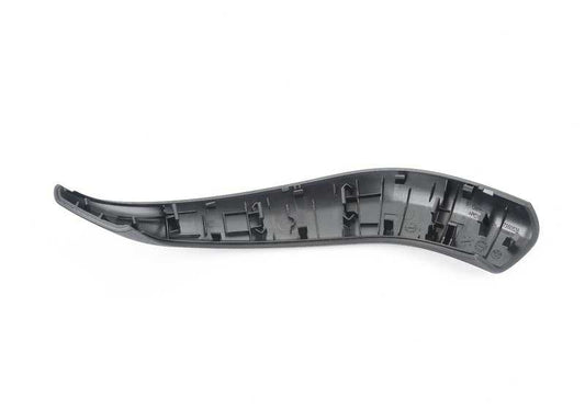 Embellecedor interior tirador puerta derecha OEM 51417417514 para BMW F48 (X1 sDrive/xDrive 16d, 18i, 20i, 20d, 25i) 2015–2022. Color negro. Original BMW.