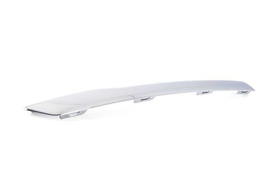 Embellecedor cromado lateral izquierdo OEM 51117442493 para BMW X3 G01 (todos los modelos compatibles: xDrive20d, sDrive18d, etc. de 2018 a 2021). Original BMW.