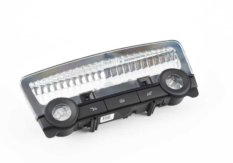 Juego de botones techo interior OEM 61319289280 para BMW F07, F10, F11, F18, F01, F02, F25, F26. Pieza original BMW. Ideal para reparar el panel de mandos del techo de forma sencilla.
