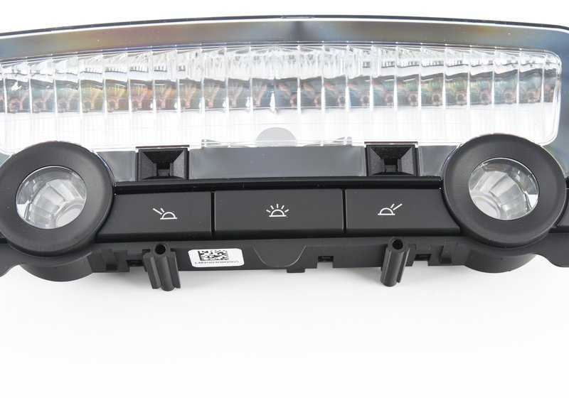 Juego de botones techo interior OEM 61319289280 para BMW F07, F10, F11, F18, F01, F02, F25, F26. Pieza original BMW. Ideal para reparar el panel de mandos del techo de forma sencilla.