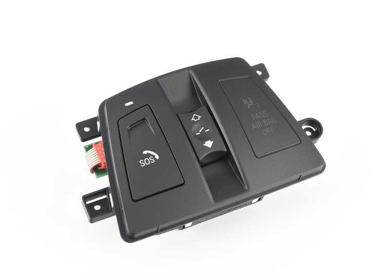 Juego de botones techo interior OEM 61319289280 para BMW F07, F10, F11, F18, F01, F02, F25, F26. Pieza original BMW. Ideal para reparar el panel de mandos del techo de forma sencilla.