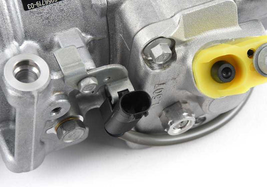 Compresor de aire acondicionado OEM 64526956719 para BMW E82, E88, E90, E90N, E91, E91N, E92, E92N, E93, E93N, E84, E89. Original BMW.