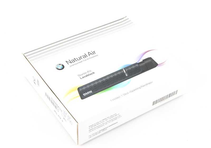 Kit De Ambientador Bmw Natural Air Negro Lava Para Bmw. Original Recambios