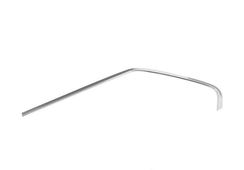 Moldura lateral izquierda OEM 51341872319 para BMW E28. Pieza original BMW.