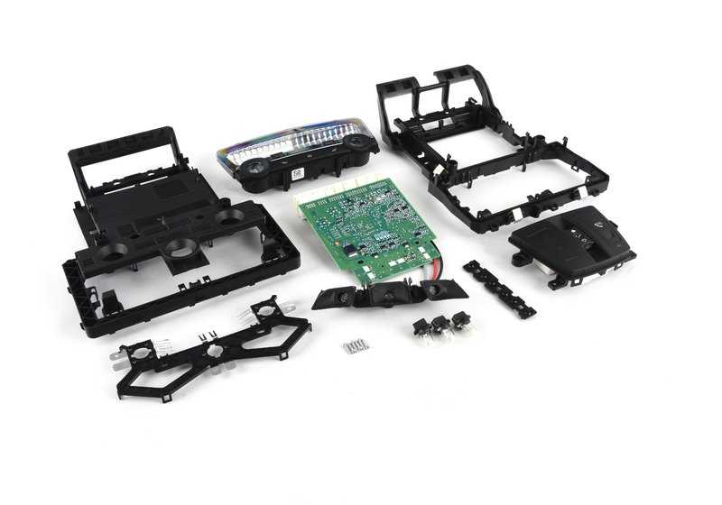 Juego de botones techo interior OEM 61319289280 para BMW F07, F10, F11, F18, F01, F02, F25, F26. Pieza original BMW. Ideal para reparar el panel de mandos del techo de forma sencilla.