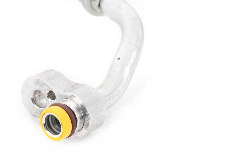 Tubería de alta presión compresor-condensador OEM 64509122623 para BMW E90, E90N, E92, E92N, E93, E93N. Original BMW.