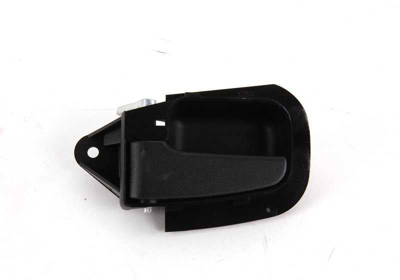 Maneta interior puerta izquierda OEM 51211977539 para BMW E36 {316i, 318i} todos los modelos compatibles. Color negro. Repuesto original BMW.