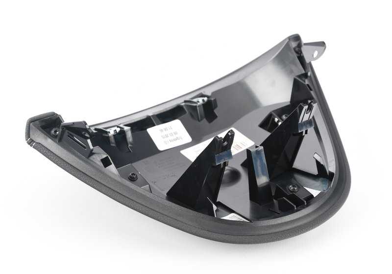 Carcasa superior salpicadero OEM 51459323663 para BMW X1 E84. Pieza original BMW. Color negro/oyster.