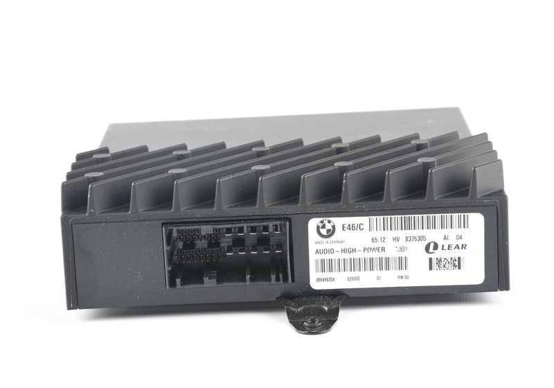 Amplificador HiFi OEM 65128376305 para BMW E46. Original BMW.