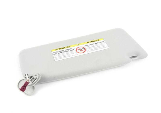 Parasolo con specchio illuminato sinistro OEM 51168258015 per BMW E53. BMW originale.