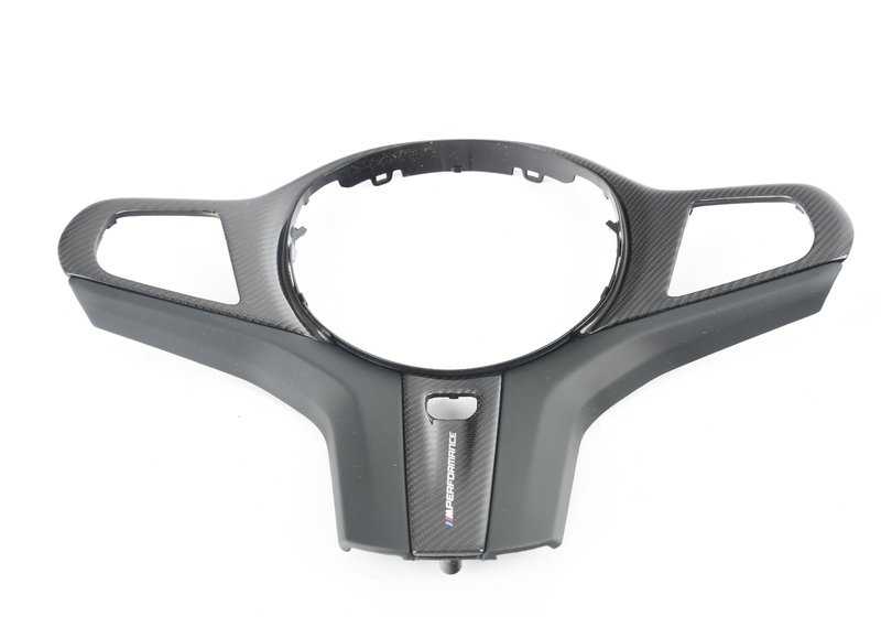 Cubierta volante M Performance en cuero y carbono OEM 32302459671 para BMW F90, F90N, G30, G30N, G31, G31N, G38, G38N, G32, G32N, F91, F92, F93, G14, G15, G16, F97, F97N, G01, G01N, F98, F98N, G02, G02N, F95, G05, G18, F96, G06, G07. Original BMW.