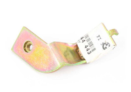 Supporto a sinistra per il fissaggio della cintura OEM 7211824443 per BMW E46 {318CI, 320CD} compatibile con versioni con modifica manuale e automatica. BMW originale.