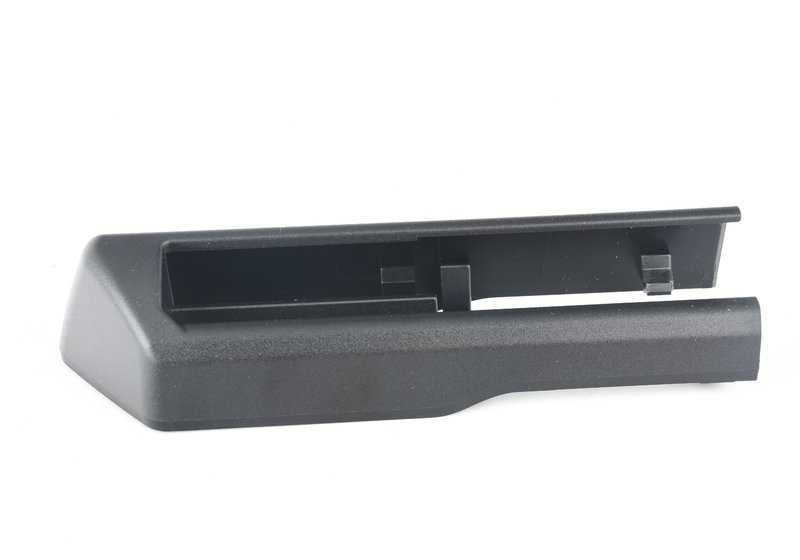 Embellecedor guía asiento trasero izquierdo OEM 52207340353 para BMW F07, F10, F11, F01, F02. Pieza original BMW.