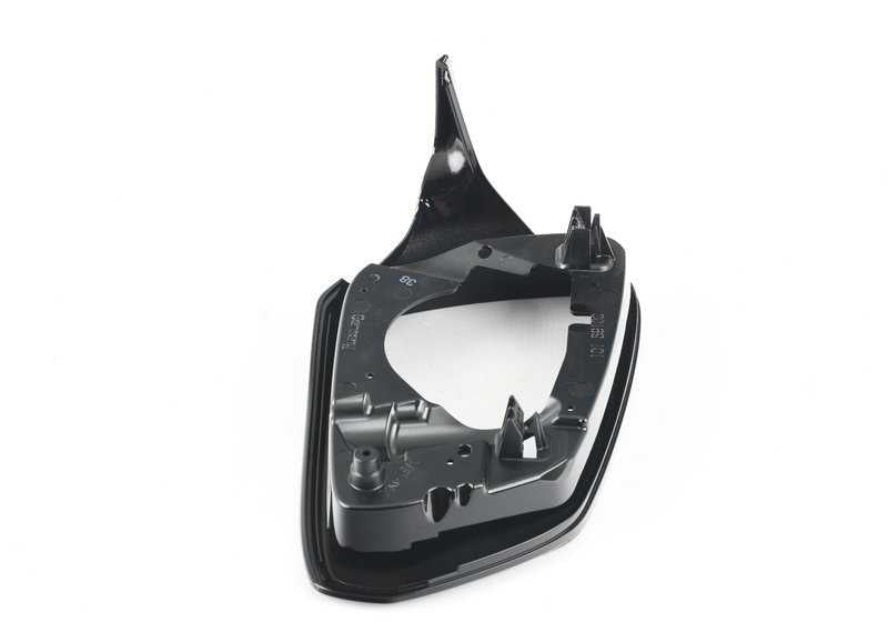 Soporte izquierdo de retrovisor Shadow-Line OEM 51167308643 para BMW F07, F10, F11, F06, F12, F13, F01, F02. Original BMW.