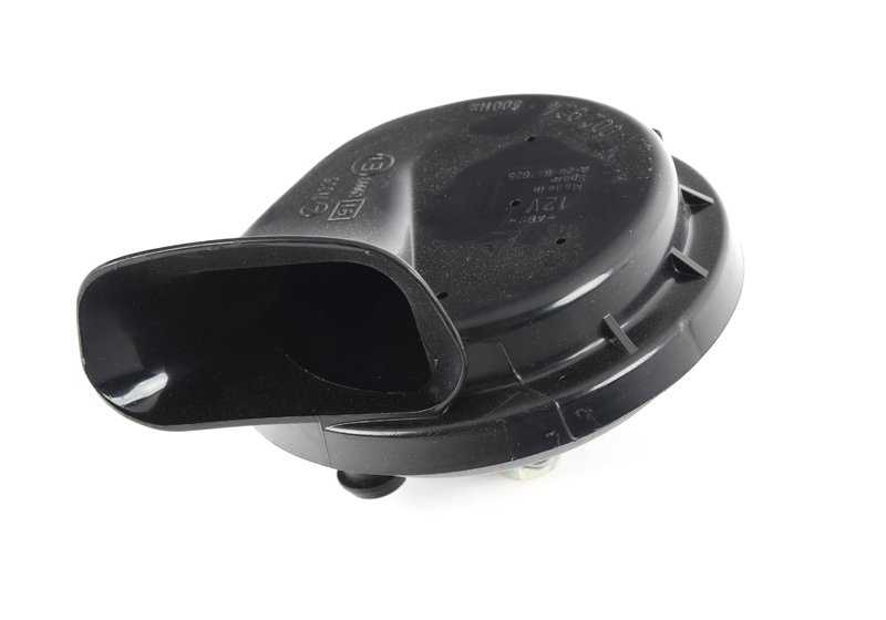 Bocina (fanfarria) 500HZ OEM 61331376189 para BMW E21, E30, E12, E28, E23. Sonido potente para señalización. Recambio original BMW.