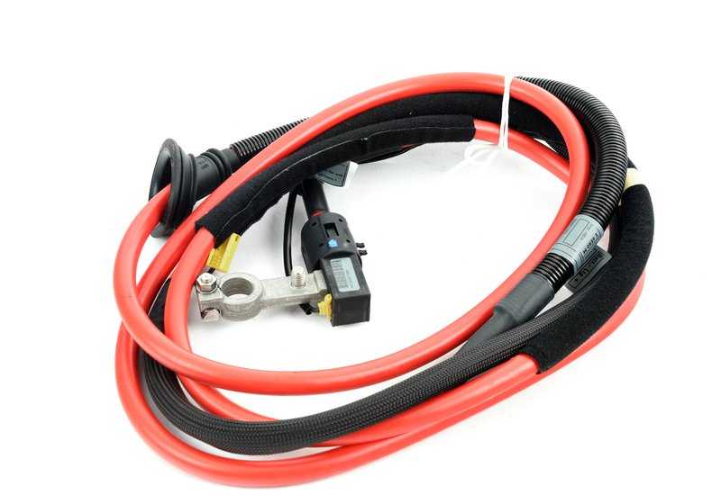 Cable positivo de batería OEM 61107893586 para BMW Z3 E36 (modelos M3.2 CN91, CN92, CN93). Original BMW.