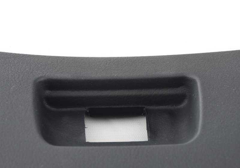 Guantero negro OEM 51167141612 para BMW Serie 3 E46 (320i, 323i, 323Ci) con motor M52/M54. Modelos compatibles con cambio manual y automático. Original BMW.