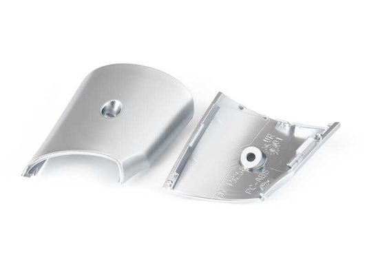 Juego de embellecedores de radios OEM 32346785702 para BMW Z4 E85 y E86 {modelos 2.0i, 2.2i, 2.5i} desde 2002 hasta 2008. Acabado en cromo perlado. Original BMW.