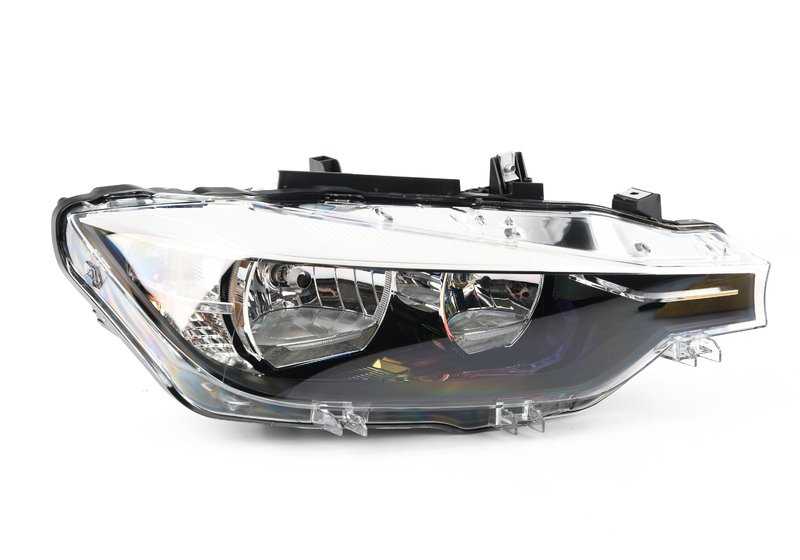 Faros delanteros halógenos derecho OEM 63117365600 para BMW F30, F31. Original BMW.