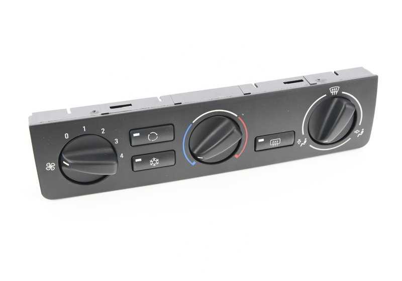 Frontal del panel de control del climatizador OEM 64116904311 para BMW E46. Original BMW.